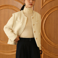 Tweed Jacket with long sleeves