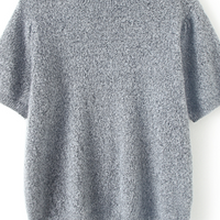 Sleeve-short Mohair Shirt