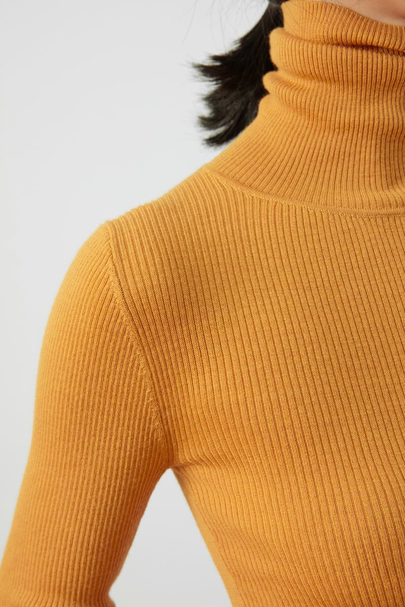 Turtle-neck Wool Sweater