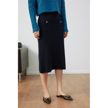 Merino Wool Knitted Skirt